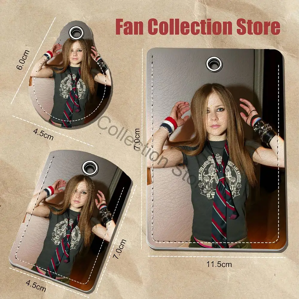 Singer A-Avril Holder Keychain For Air Tag Bank Business Work Card Holder Student Card Protective Case Bus Card