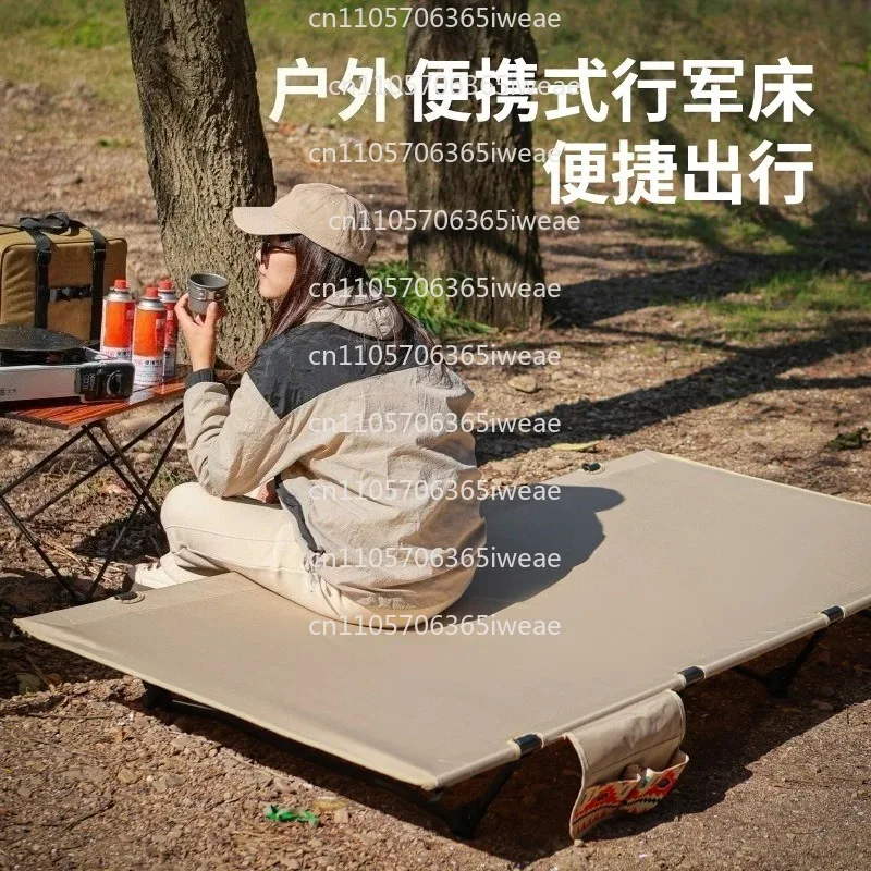 Rollaway Bed Ultra Light and Lightweight Widened 90 Camping Tent Outdoor Camping Aluminum Alloy Camping Bed