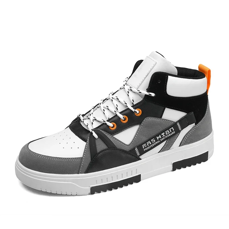 

High end Korean style trendy casual board shoes for outdoor cycling men's motorcycle shoes