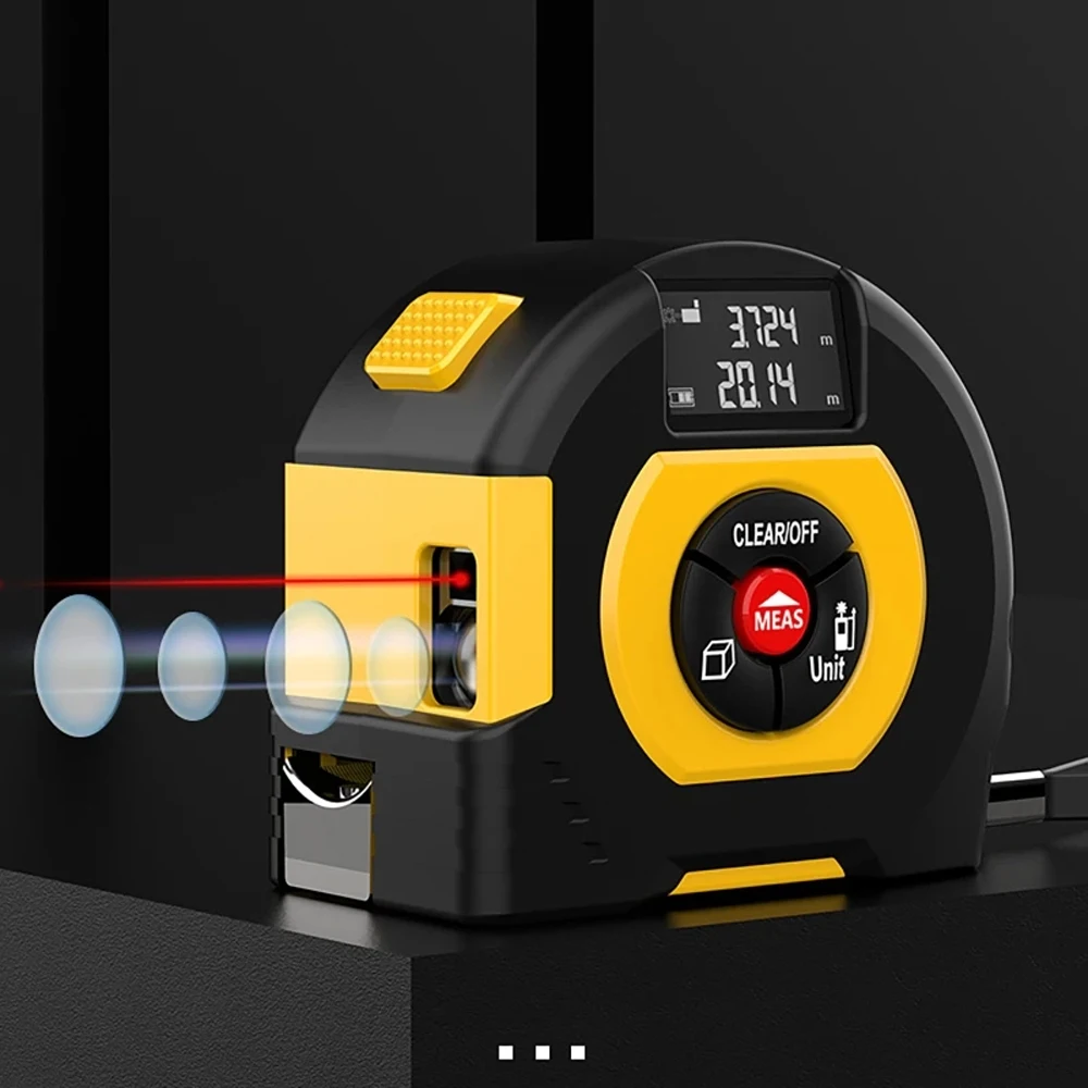 

3IN1 Laser Tape Measure Meter Laser Rangefinder Meter With Digital Display 40M/60M Laser 5M Tape measure Precision Measure Ruler