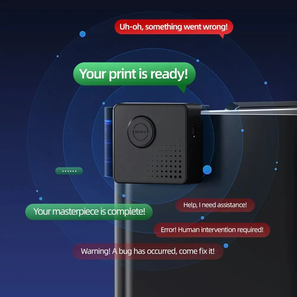 

BIQU Panda Alarm Sound Light Alerts H-Series Style Status Color Indicator Wireless Freedom Upgrade For Bambu Lab P1P P1S