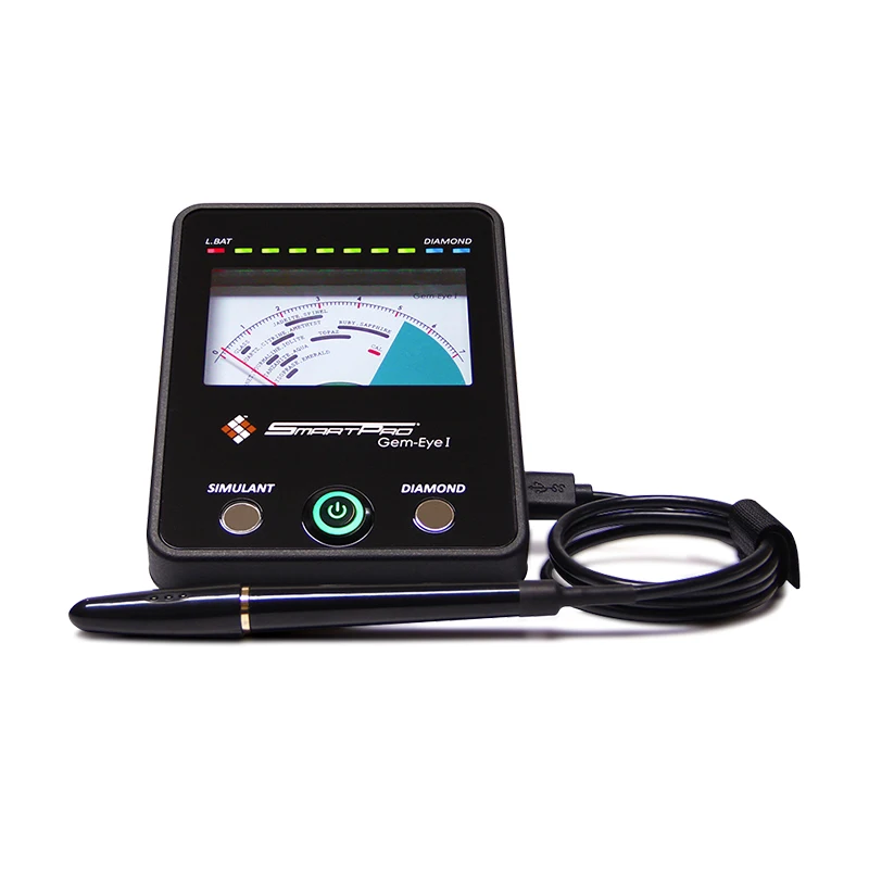 SmartPro Gem-Eye I Probador de piedras preciosas Calibración automática Pantalla grande Estimador tipo piedra de diamante