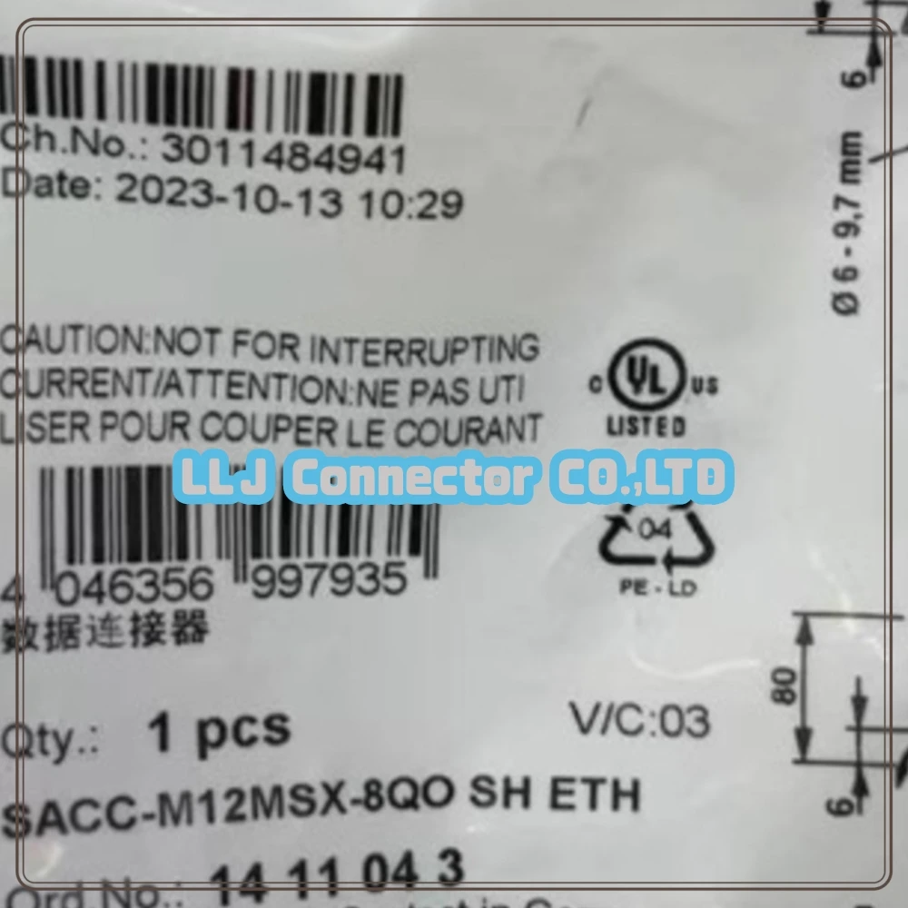 1pcs/lot 1411043 SACC-MSX-8QO Connector Electronic components