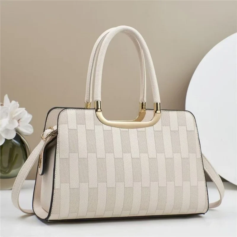 

Модная роскошная брендовая кожаная женская сумка-тоут известного дизайнера, элегантная классическая стильная винтажная сумка с отделкой ​