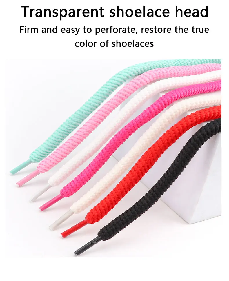 Runde Schnürsenkel für Schuhe, Freizeit-Sneakers aus Canvas, Schnürsenkel für Stiefel, Schuhbänder, Länge 100 cm/120 cm/140 cm/160 cm. – Detail 5