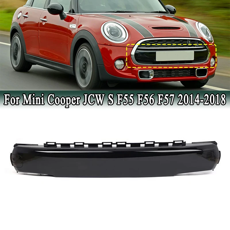 

Для BMW Mini Cooper F55 F56 F57 JCW Cooper S 2014-2018 крышка номерного знака переднего бампера панель номерного знака 51117337791