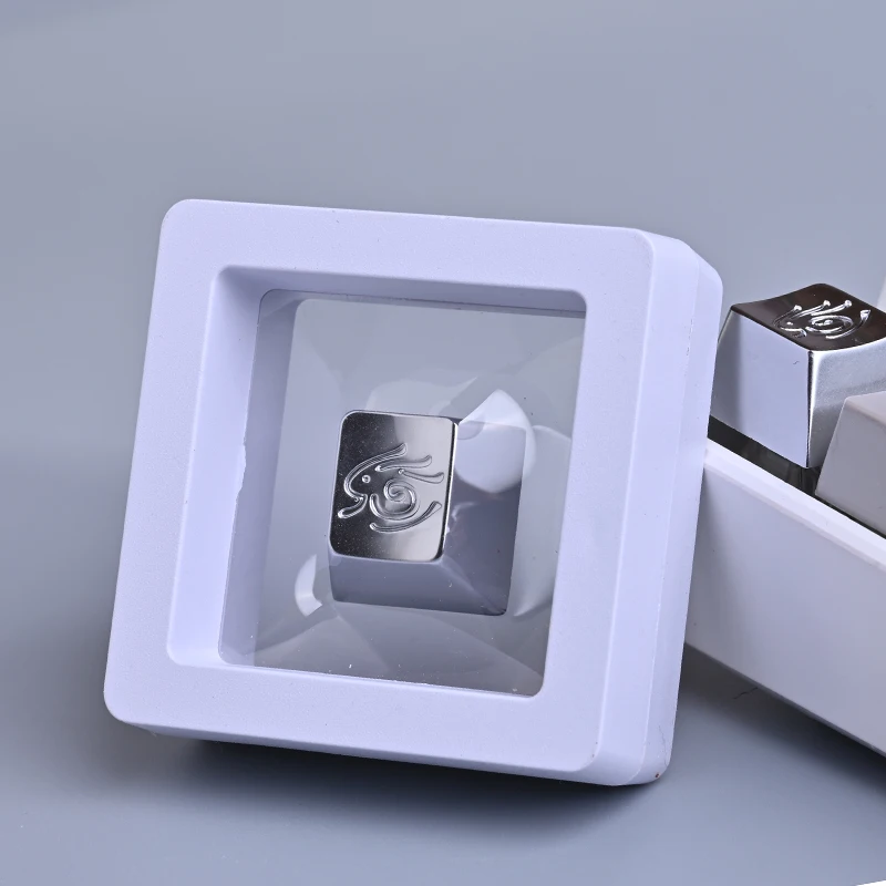 Logam Esc R4 Cherry profil Keycap seng alloy kartun Artisan untuk mx switch Keyboard