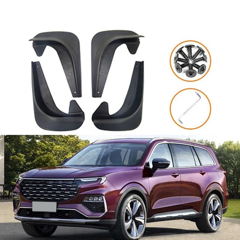 

Car Mudguards For Ford EQUATOR 2021-2023 Fender Mud Guard Flap Splash Flaps Mud Flaps Accessories