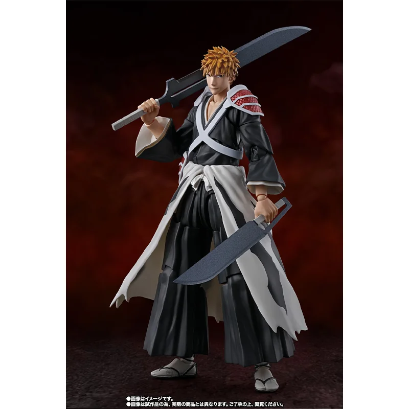 Original Bandai S.H.Figuarts SHF Ichigo Kurosaki Kenpachi Zaraki Toshiro Hitsugaya Renji Abarai Byakuya Kuchiki In Stock Toys