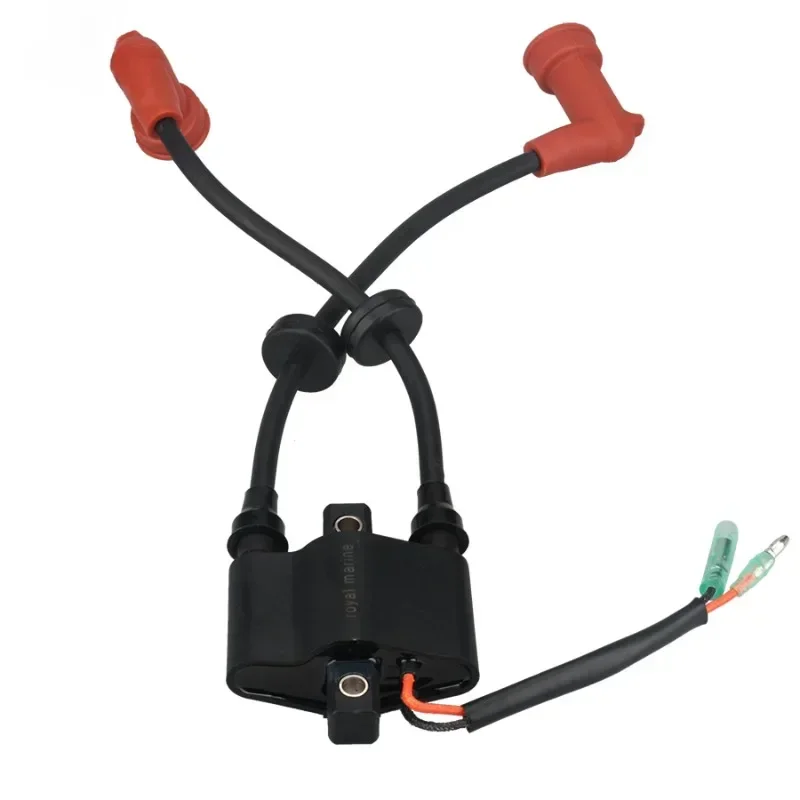 OUNENG Brand NEW 6B4-85570 Ignition Coil Yaham Outboard Engine 2Stroke 9.9D 15D 6B3 6B4 Model 6B4-85570-00 Boat Replaces Parts