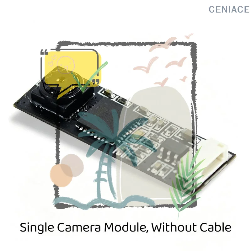 OV7675 MINI USB Camera Module For: 1/2Pcs WinXP/Win7/8/10/Android 50 Degrees DIY Industrial