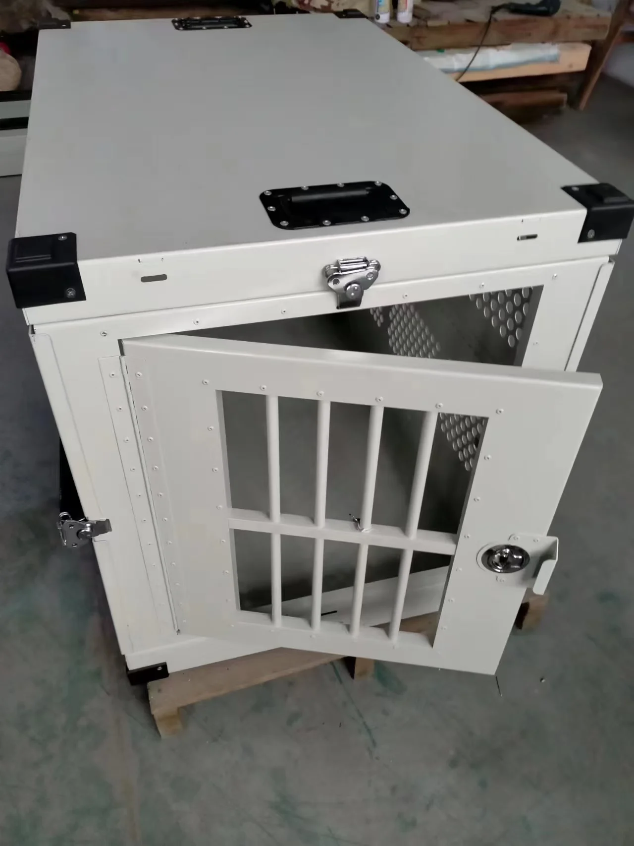 Aluminium Dog Cage for Dog Competition Show Travel for Rescue Animals Pet Cages Houses Solid Pet Cages & Houses