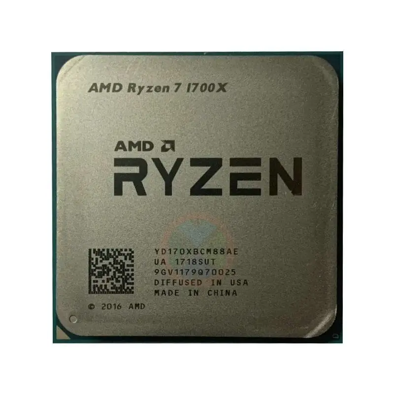 To AMD Ryzen 7 1700X R7 1700X 3.4 GHz Eight-Core CPU Processor YD170XBCM88AE Socket AM4