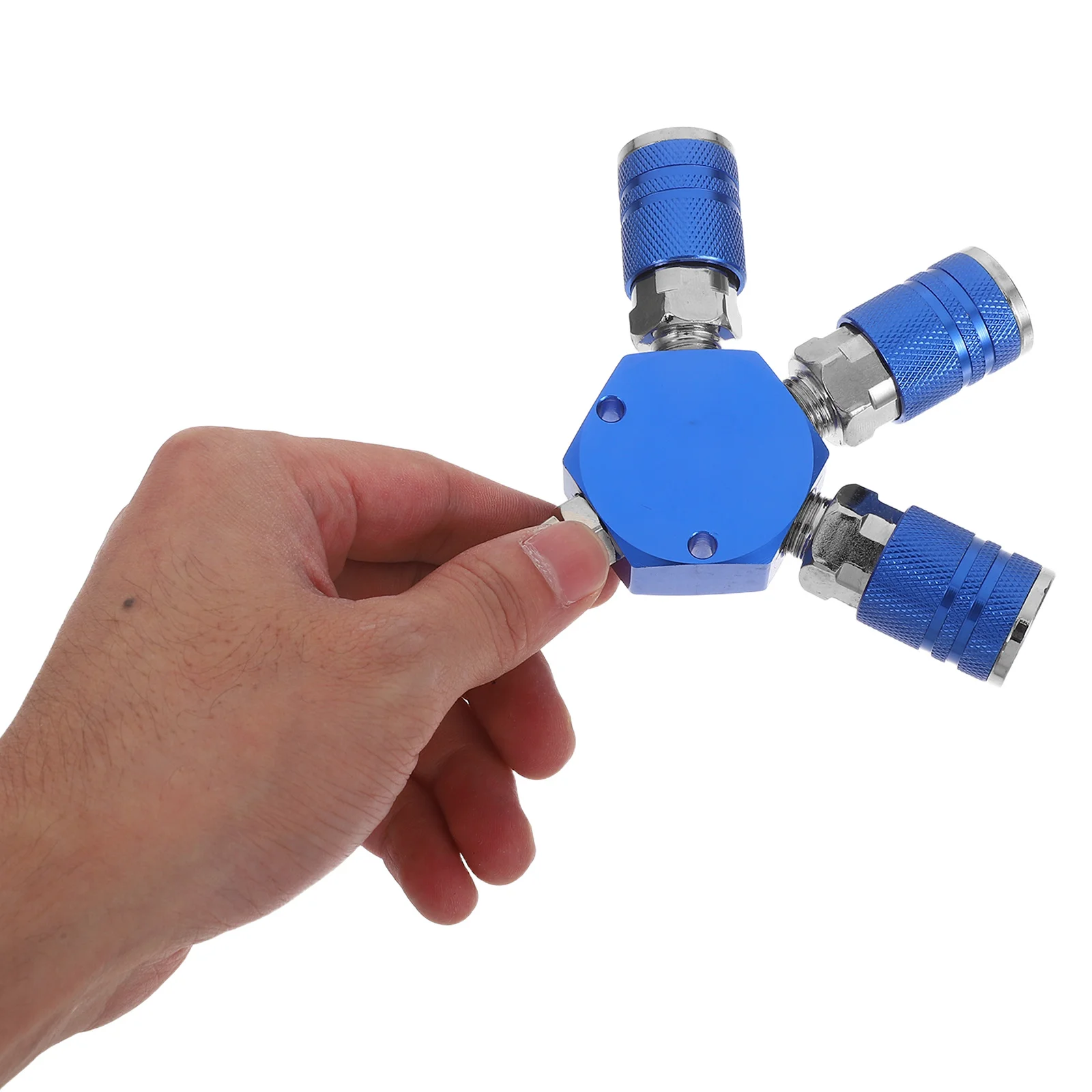 

3-Way Tubing Splitters For Tubing Fittings Air Pipe Hose Splitter Quick Coupler Splitter Air Hose Quick Connect 1/4\