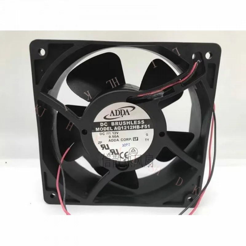 

N НОВЫЙ ДЛЯ ADDA AQ1212HB-F51 DC12V 0,50A 12038 IP55 Охлаждающий вентилятор