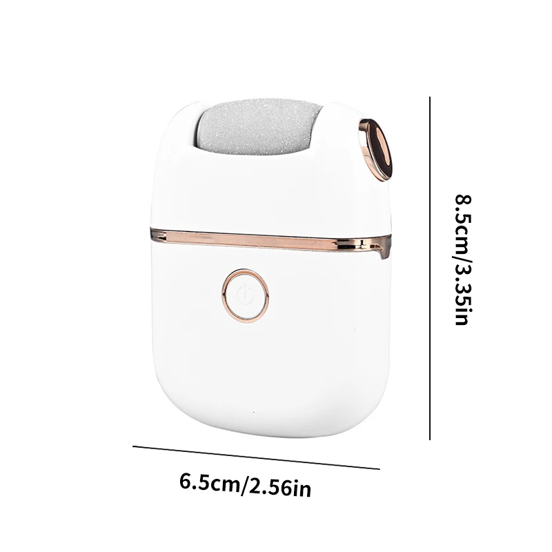 Moedor elétrico de pés, ferramenta de cuidados com os pés para remover pele morta e calosidades, máquina recarregável de cuidados com o calcanhar e pedicure