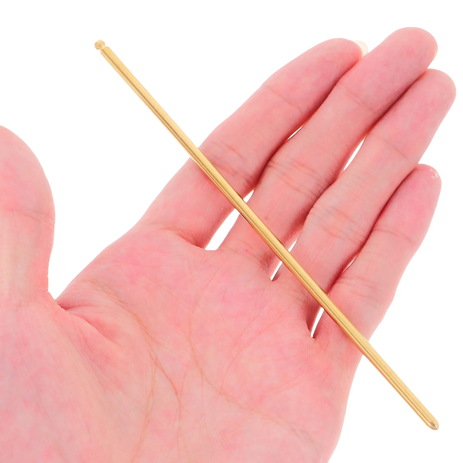 

10pcs Hairpin Accessories Copper Hair Sticks Diy Hair Fork For Women Metal Hairpins Craft Jewelry Making Golden Stylish Decor