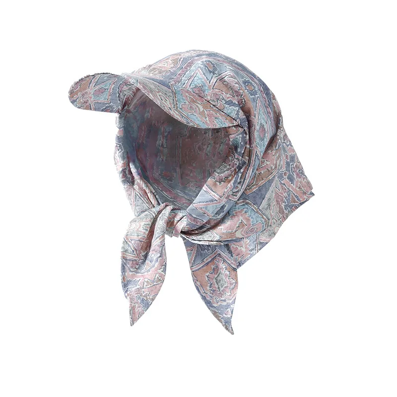 

Винтажная кепка для скейтбординга 2026 года для женщин: весенне-летняя солнцезащитная кепка-козырек в этническом стиле с завязками, бейсболка