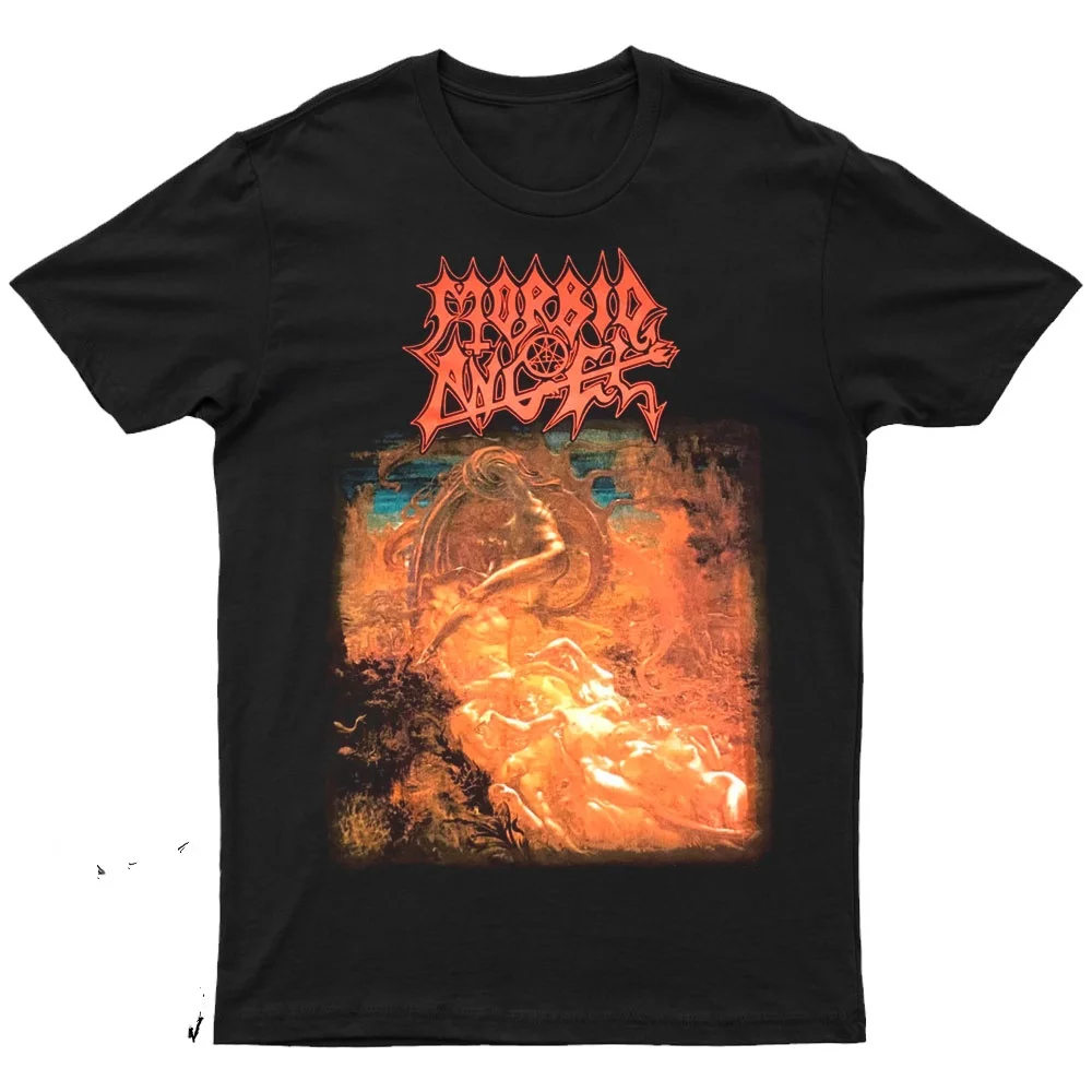 

Новинка 2024 года, MORBID ANGEL – BLESSED ARE THE SICK, унисекс, тренд уличной моды, с короткими рукавами, круглый вырез из чистого хлопка