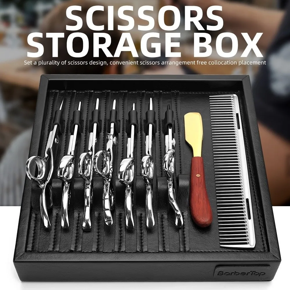 

Professional Barber Hair Clipper Tray Holder Display Tray Beauty Stylist Tool Box Black Organizer Barber Storage Rack Bathroom