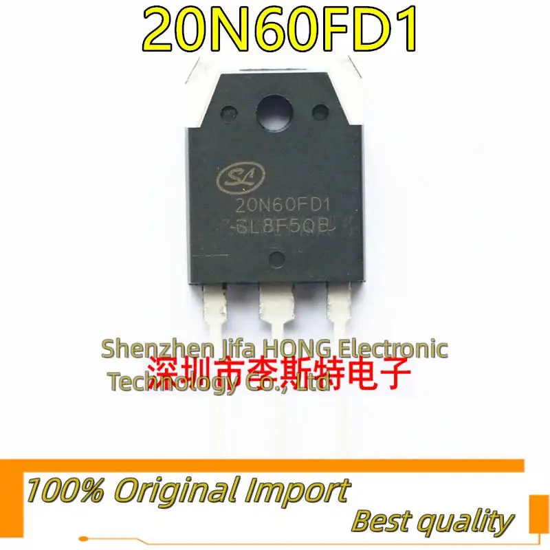 10PCS/Lot 20N60FD1 SGT20N60FD1PN  TO-3P 600V 40A  Imported Original  Best Quality