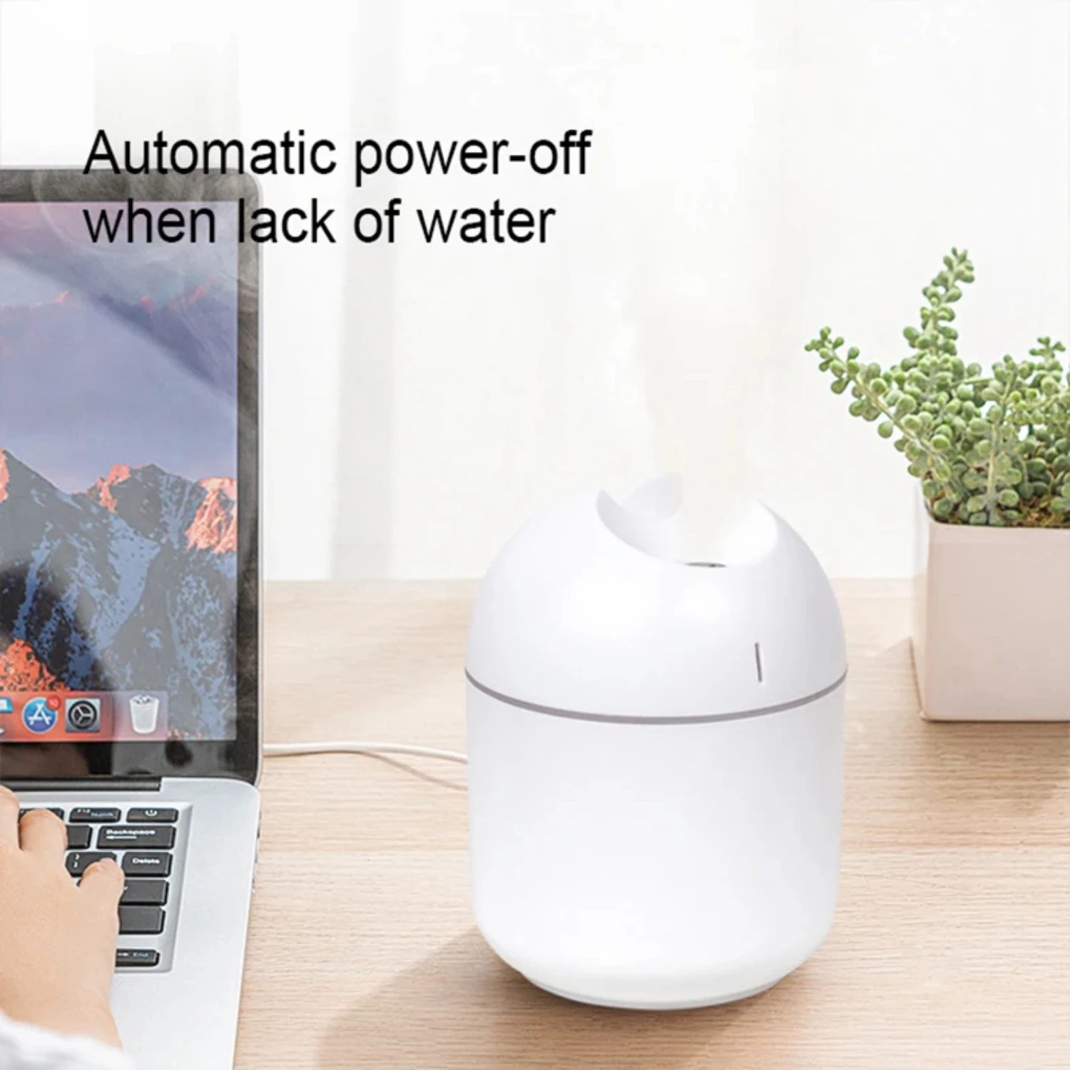 Enhance Your Journey with Tranquil Portable USB Car Aromatherapy Air Humidifier - Refreshingly Rejuvenating and Convenient Essen