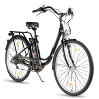 HILAND 28 Zoll Elektrofahrräder, 700c E-Cityräder für Erwachsene, 250W Motor, 36V 10.4Ah Akku, 7 Gang Pendler Elektrofahrrad