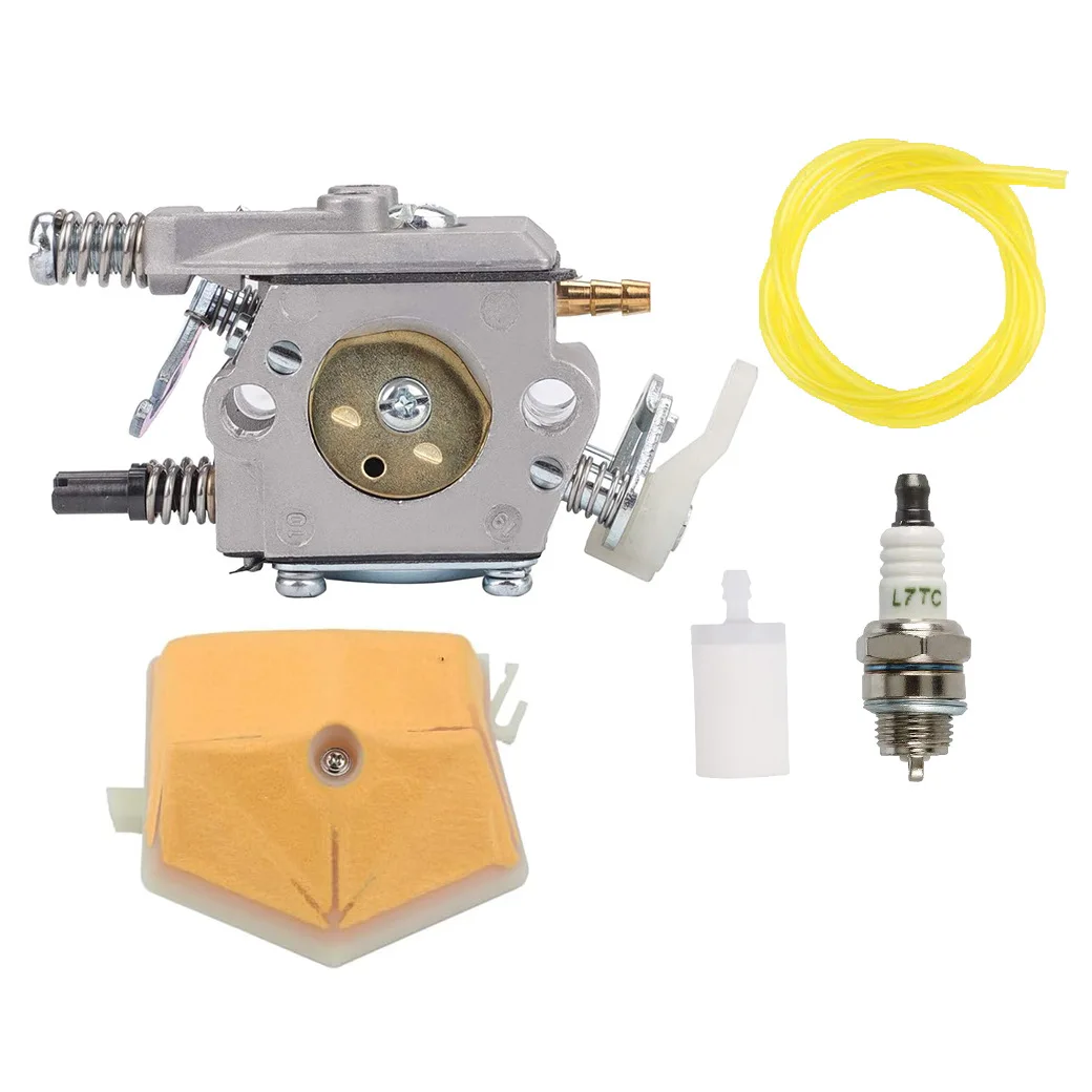 

Подходит для карбюратора Husqvarna 51 55 WT-170-1 WT-170 503281504, аксессуары для бензопилы, комплект для бензопилы, газонокосилка, устройство для уничтожения сорняков.