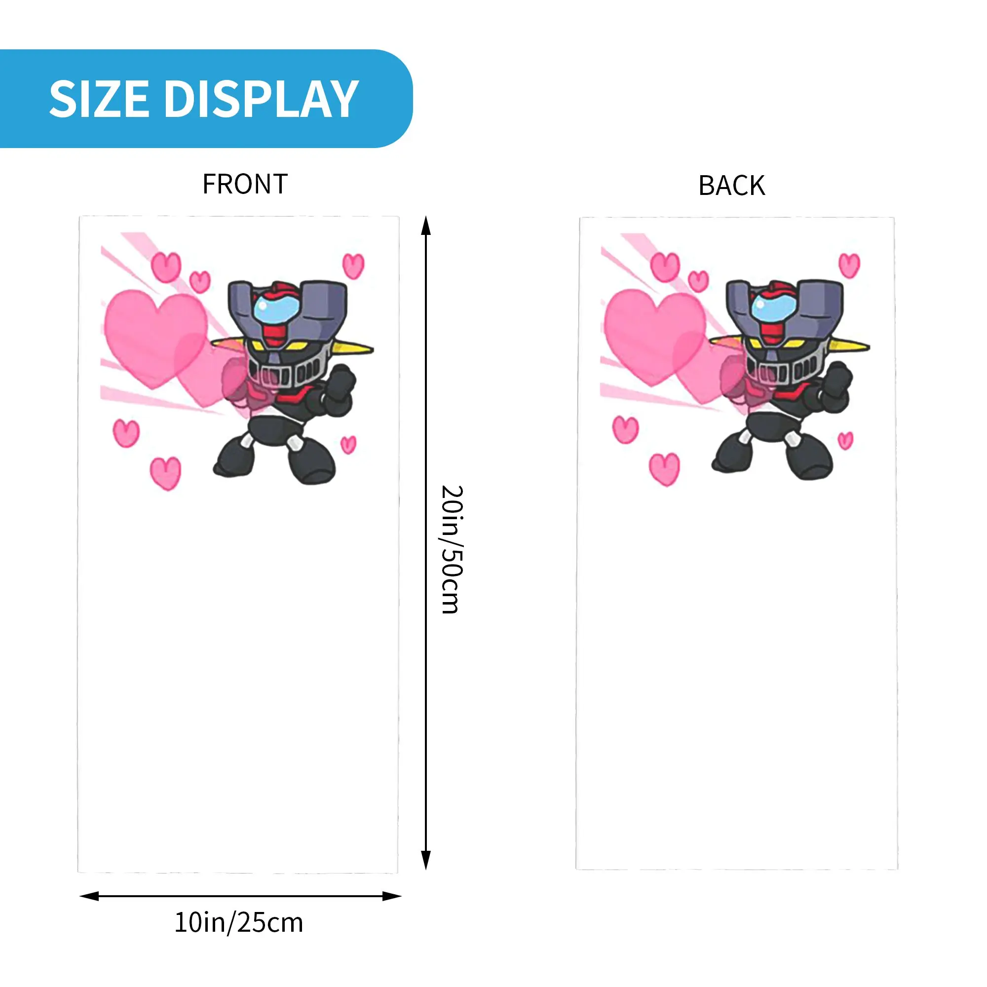 Grendizer Crossbody أكياس الصدر UFO روبوت Goldrake باندانا غطاء الرقبة المطبوعة وشاح سحري عقال المشي لمسافات طويلة الصيد للجنسين الكبار