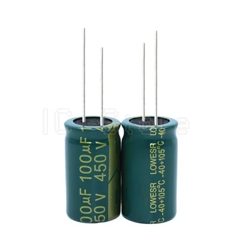 450V Capacitor 4.7uf 10uf 33uf 47uf 100uf 220uf Aluminum Electrolytic Capacitor Low ESR High Frequency image 4