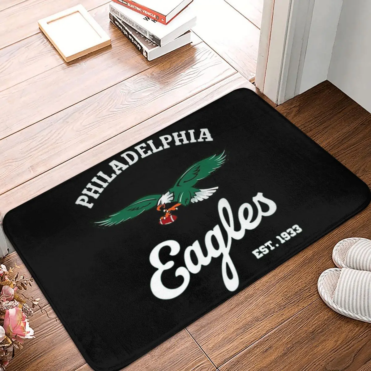 Popular,Eagles-Philadelphia Doormat Kitchen Entrance Home Floor Mat Anti-slip Carpet Rug for Balcony Footpad Mats