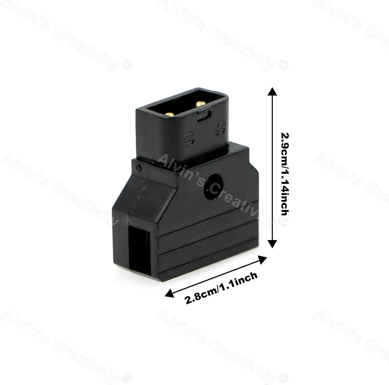 Alvins D-tap P-tap Power Tap Male Connectors Plugs for V Mount| V-Lock Battery(5PCS, Male)