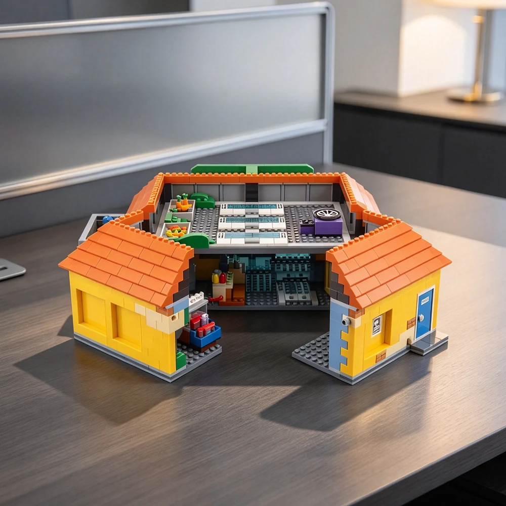 Building Blocks - مجموعة ديكور مكتبية كرتونية لشخصيات مسلسل
