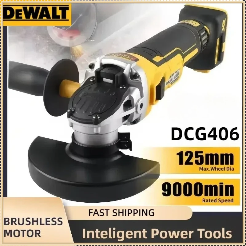 

Аккумуляторная угловая шлифмашина DeWALT DCG406 125 мм, интеллектуальная, высокопроизводительная, бесщеточная, для резки и полировки