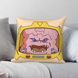 Krang One Square Pillowcase Polyester Linen Velvet Creative Zip Decor Pillow Case Sofa Seater Cushion Cover