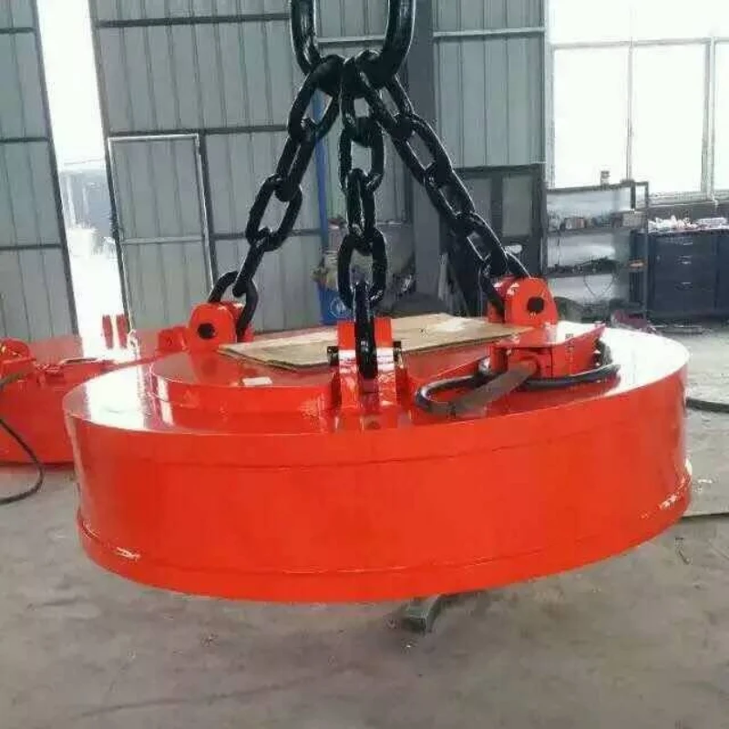

Industrial lifting round electromagnetic chuck, scrap lift forklift excavator electromagnet