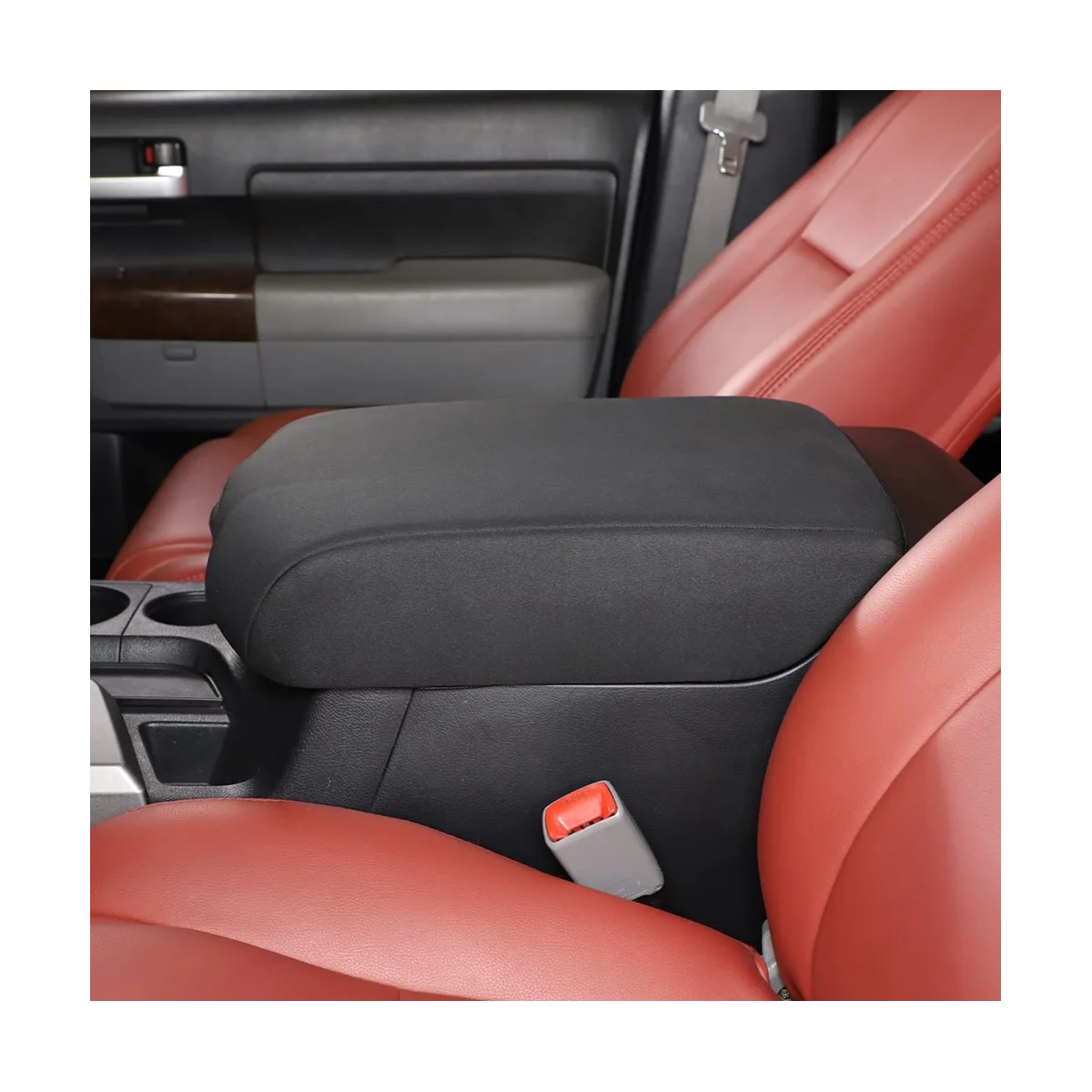 Car Center Seat Armrest Box Capa protetora, Preto Acessórios, Toyota 2007, 2008, 2009, 2010, 2011, 2012, 2013