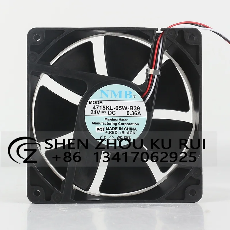 

Корпусный вентилятор 4715KL-05W-B39 Новый оригинальный вентилятор FANUC 1238 24 В 0,36 А NMB Инверторный вентилятор Шарикоподшипник Инверторный шкаф Осевой охлаждающий вентилятор