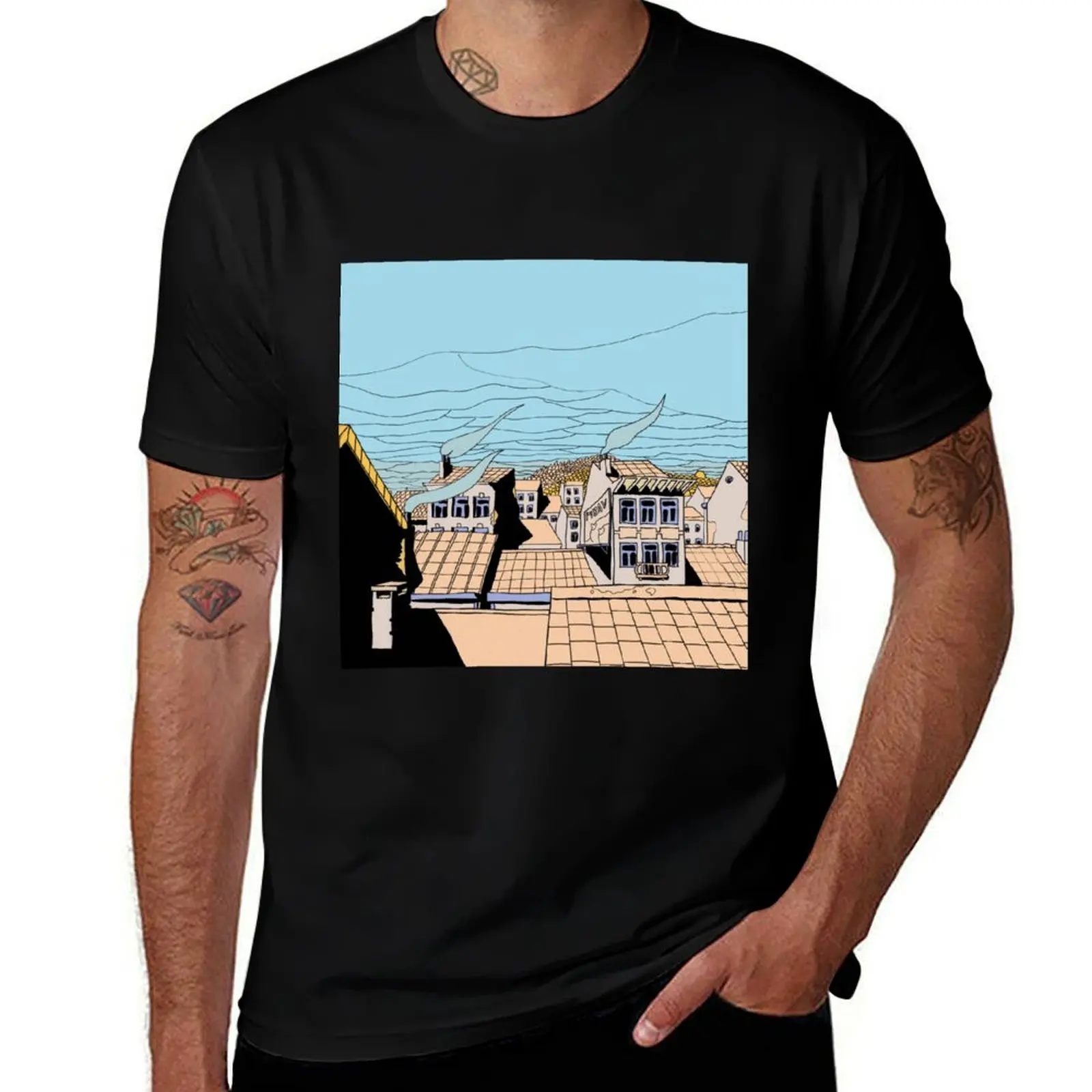 

shirt t designer shirt print man tshirt The cotton custom city t T-Shirt 100%