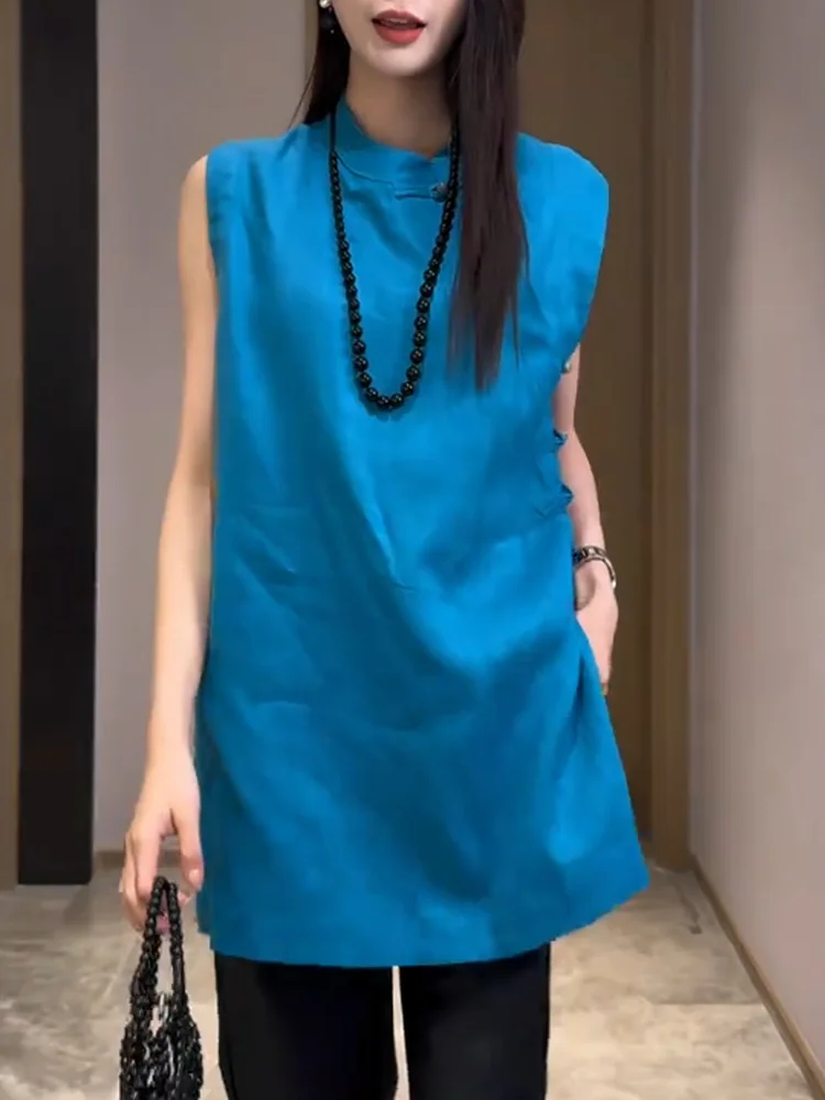 

Новая китайская модная женская летняя футболка 2025 года, больших размеров, приталенная, средней длины, с круглым вырезом, для повседневной носки