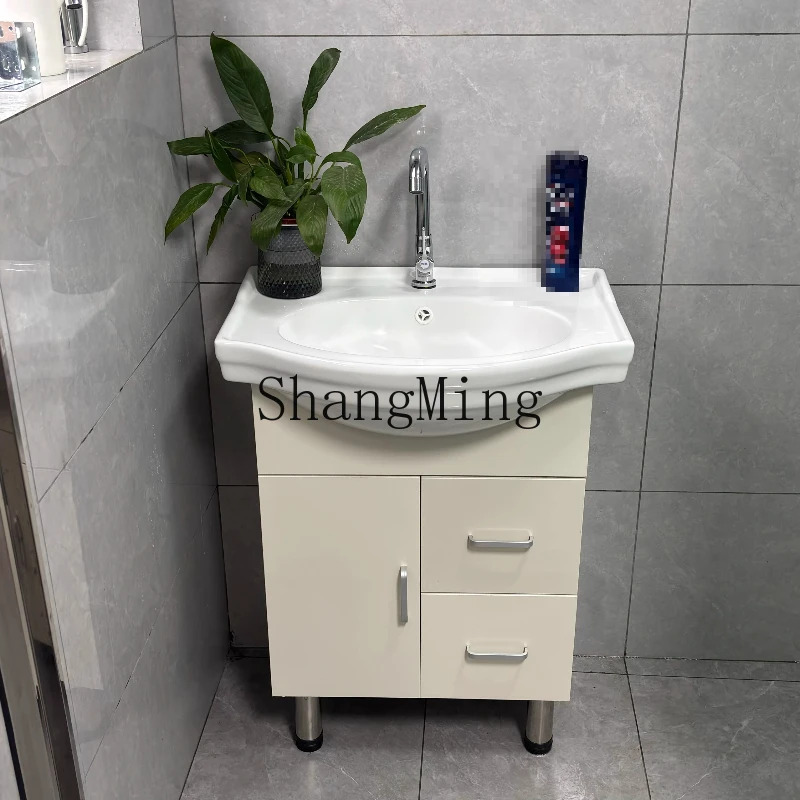 

FG ceramic integrated basin bathroom cabinet combined toilet washbasin sink washbasin cabinet