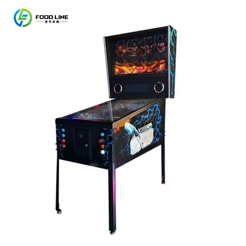 2026 Hot Sale 32 4K Virtual Pinball Machine 800+ Games Coin Operated 3D Video Games English Language Metal Plastic Customized