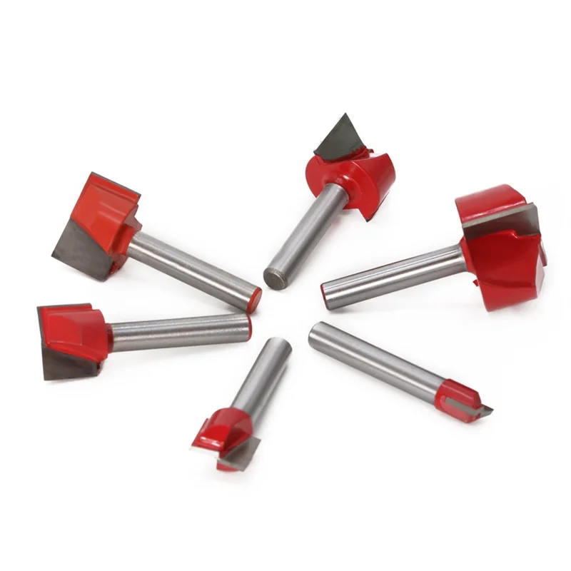 Macchina per incidere del computer Utensile per la lavorazione del legno Fresa per la pulizia del fondo Fresatrice per il taglio del legno Set da 5 pezzi - [Qahk]