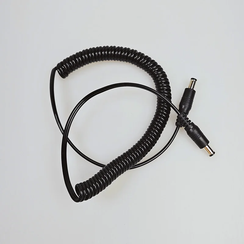 Universal Double-Ended Nail Sander Replacement Spring Wire, Handle Connection Cable with DC Port, 1/1.5M Nail Line