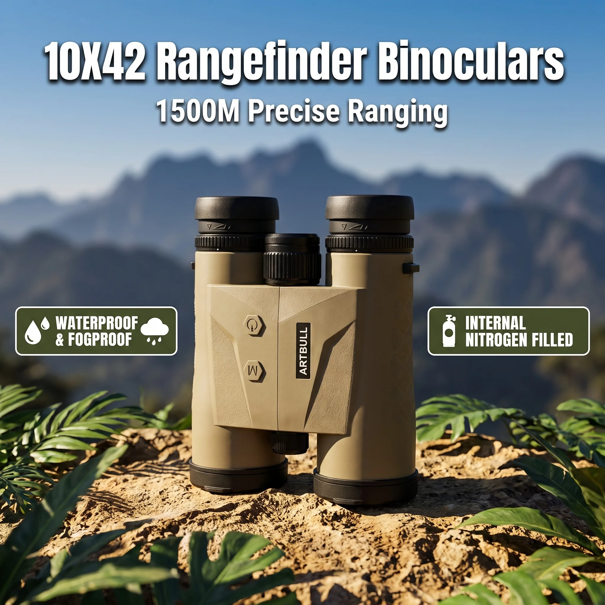 Rangefinder Laser Hunting - Jumelles télémètre laser 10x42 pour la