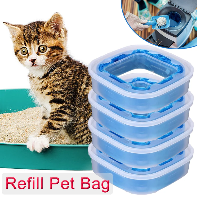 1/2/4/10Pcs Cat Litter Refills Bag For Genie Litter Refill Cartridge Universal Litter Refills Bag Disposal Garbage Bag