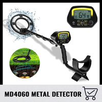 MD-4060 Professional Gold Detector-High Sensitivity Metal Detector with Pinpointer for Jewelry/Coins Underground Treasure Huntin