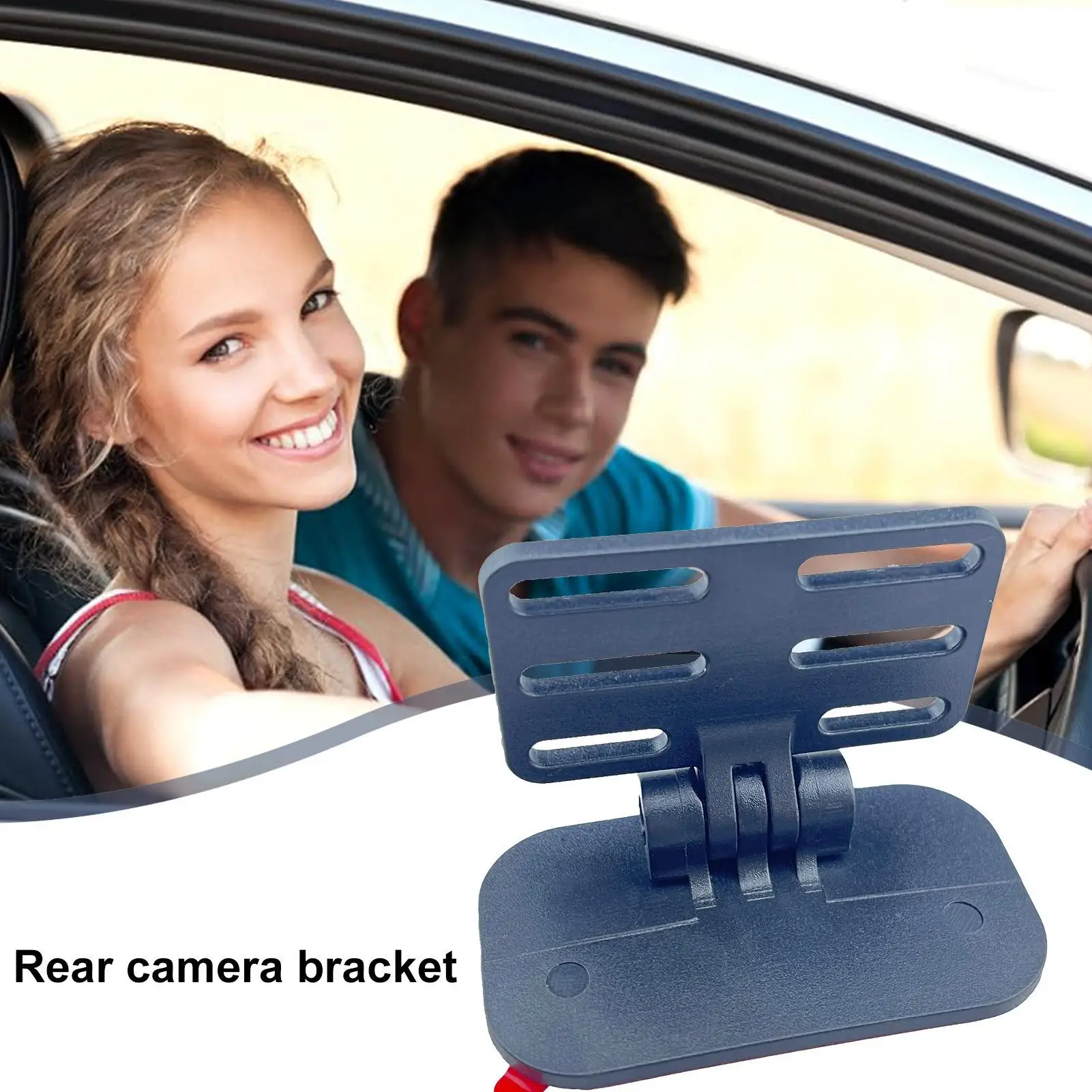 Adjustable RearView Backup Camera Mount Windshield/Dash Car Camera Holder with 180 Degree Rotation for Commuting, Travel, SUV