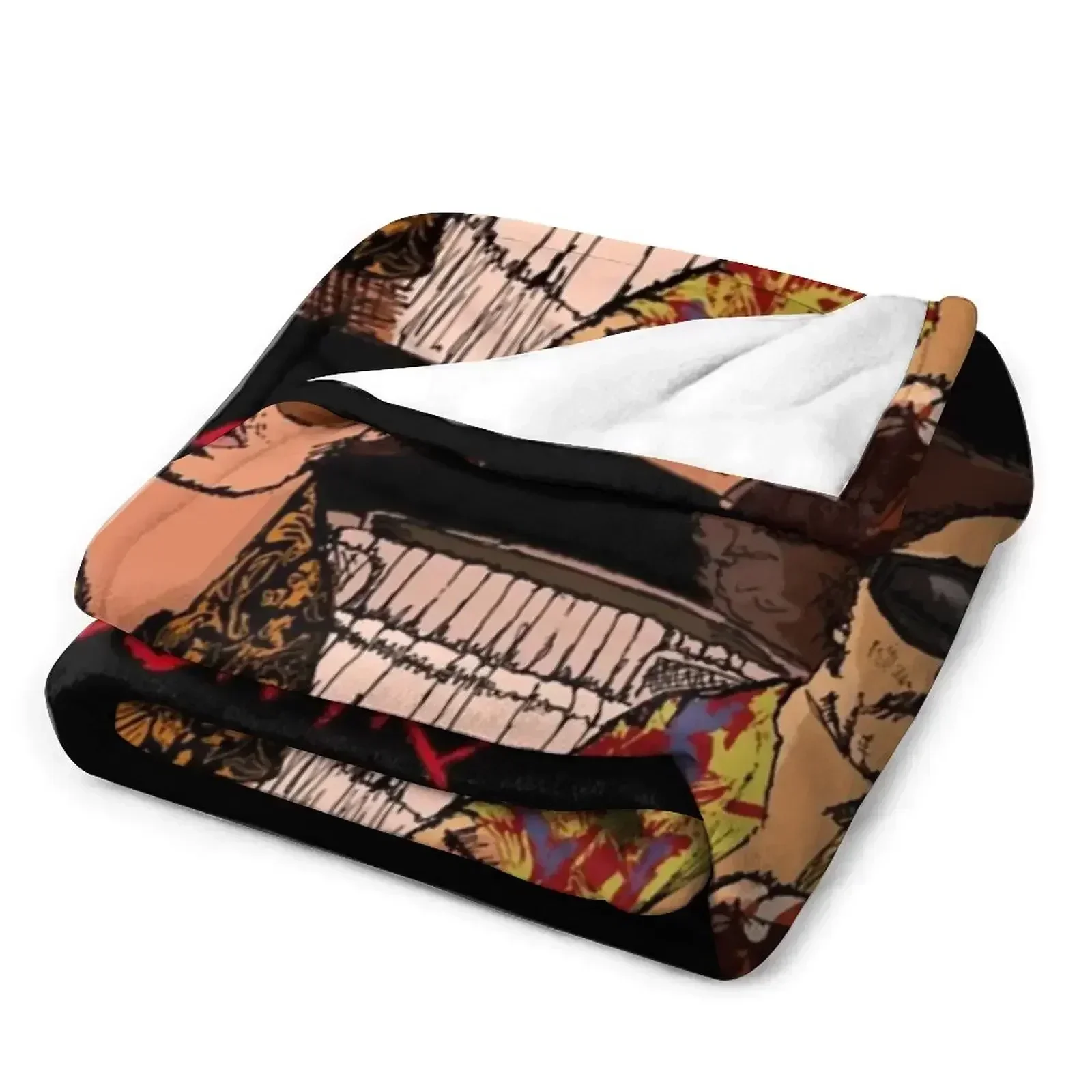 New Gift For Men Bat Country Las Vegas Throw Blanket Travel Decorative Sofa for sofa Beach Flannels Blankets - view 3