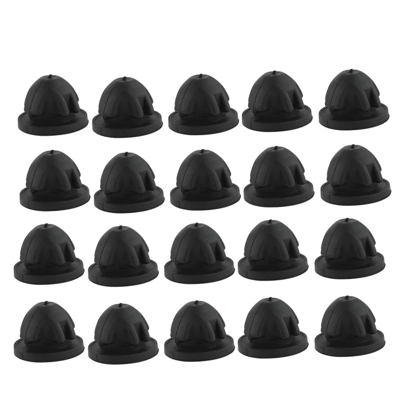 F-T 20PCS Car Hood Bumper Buffers 11127614138 For BMW 1 2 3 4 5 6 7 Series Engine Cover Rubber Mount Grommet Bush Bump Stop
